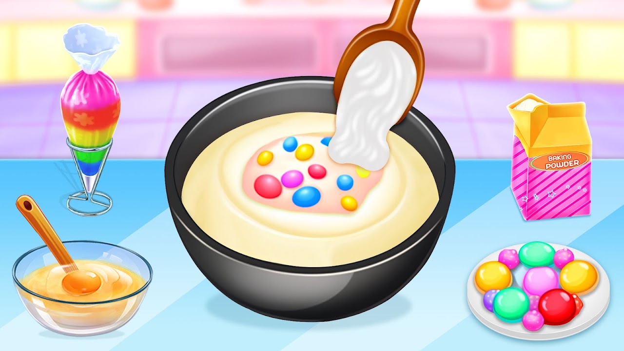 cook cake with berries games para Android - Download