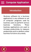 Computer Application in Business screenshot 0