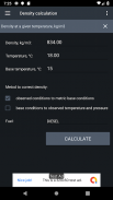 Fuel Density Calculator screenshot 2