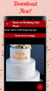 Name On Birthday Cake & Photo screenshot 0