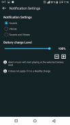 Alarme de charge complète de la batterie - Smart screenshot 0