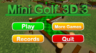 Mini Golf 3D 3 screenshot 1
