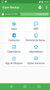 Super Backup: SMS y contactos screenshot 0