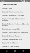 Maths XI Solutions for NCERT screenshot 0