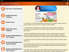 Pregnancy Tips Diet Nutrition screenshot 8