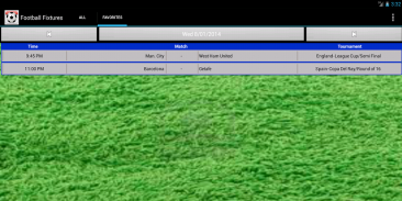 футбольные матчи screenshot 2