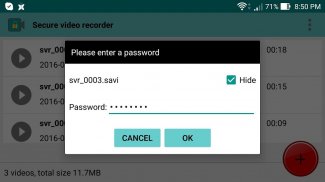 Secure Video Recorder screenshot 2