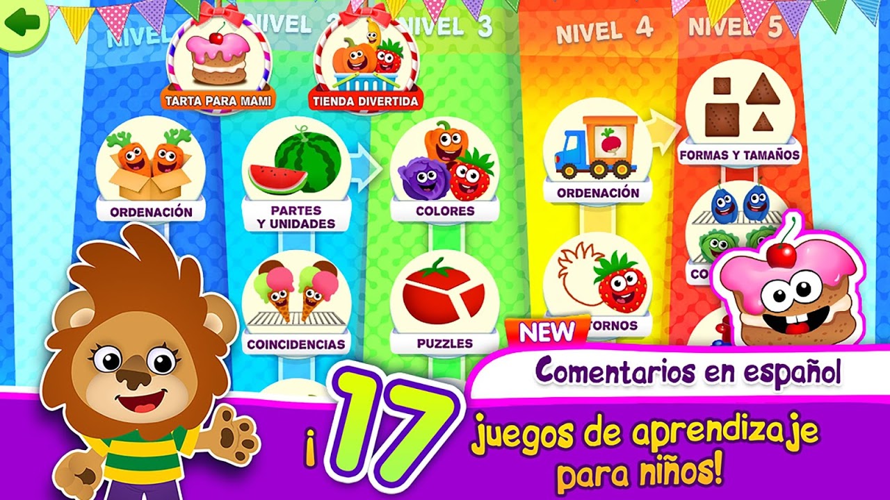 Juegos educativos store niños 3 años