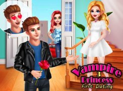 Vampir Princess 3: Kencan Pertama❤Love Story Games screenshot 0