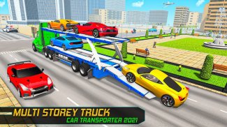 Crazy Truck Car Transport Game screenshot 3