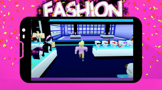 Fashion Famous Frenzy Dress Up Runway Show obby screenshot 0