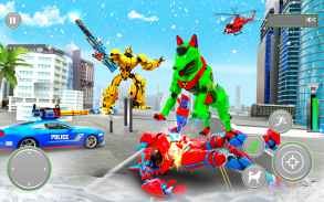 Police Robot Dog Car Transform screenshot 2