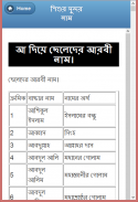 শিশুর সুন্দর  নাম(বর্ণানুসারে) screenshot 3