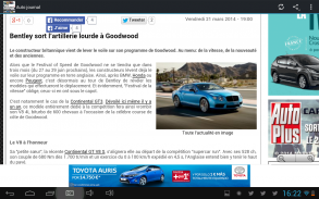 Auto voitures Magazines screenshot 1