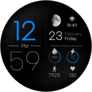 Minimal Digital Watch Face IO screenshot 8