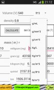 Density Calculator screenshot 2