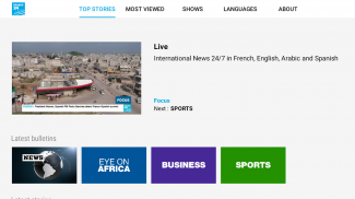 FRANCE 24 - Android TV screenshot 0