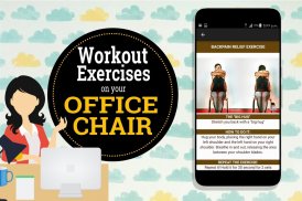 Easy Workout Exercises on your Office Chair screenshot 3