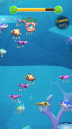 Hungry Fish 3D Hyper Evolution screenshot 1