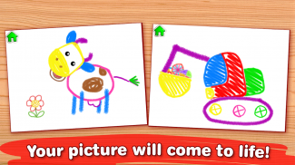 Bini Toddler Coloring Games! screenshot 4