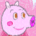 Crayon Pig Icon