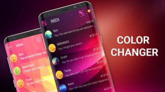Color SMS theme to customize chat screenshot 2