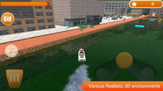 Speed Boat Riding Venice City screenshot 2