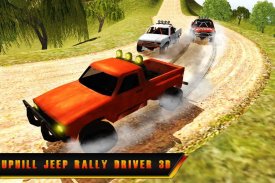 Uphill Jeep Rally driver 3D screenshot 2