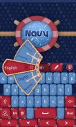 Navy Go Keyboard screenshot 3