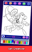 Toy Story coloring cartoon boo screenshot 4