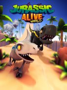 Jurassic Alive: Trò chơi khủng long T-Rex thế giới screenshot 1