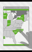あそんでまなべる アメリカ地図パズル screenshot 1