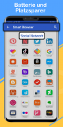 Smart Browser: - Alle Social Media App screenshot 1