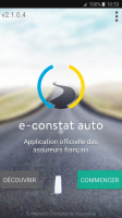 e-constat auto Screen