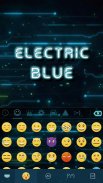 Electric Blue Keyboard Theme screenshot 1