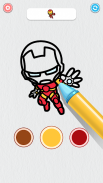 Coloring Paint: ASMR Superhero screenshot 2