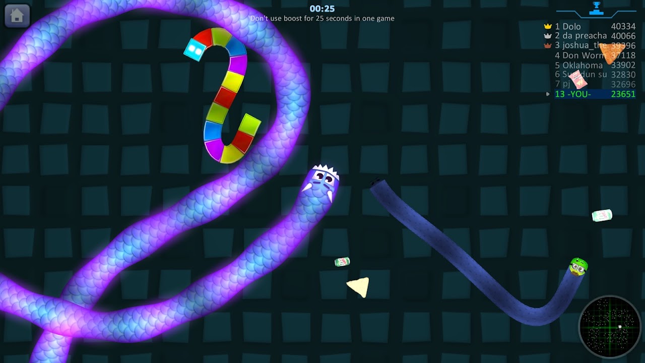 Snake io game worm zone online android iOS apk download for free