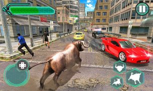 Super X Robot VS Angry Bull Attack Simulator screenshot 5