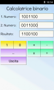 Calcolatrice binario screenshot 1