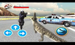 Police Crocodile Simulator 3D screenshot 0