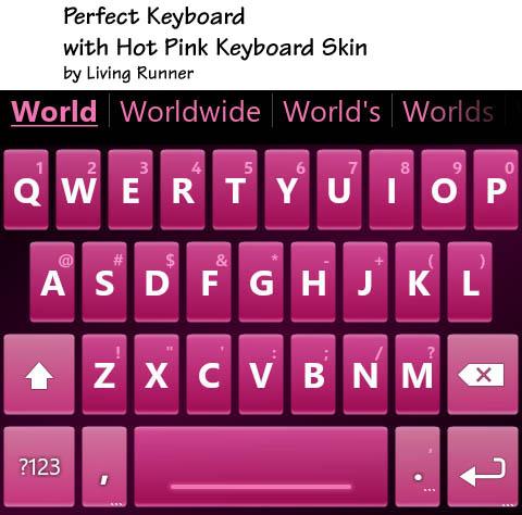 Hot Pink Keyboard Skin | Download APK for Android - Aptoide