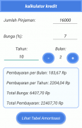 kalkulator kredit screenshot 1