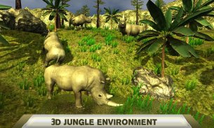 Ultimate Rhinoceros Simulator:Angry Jungle Battle screenshot 2