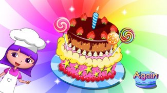 Anna's birthday cake bakery shop - cake maker game screenshot 4
