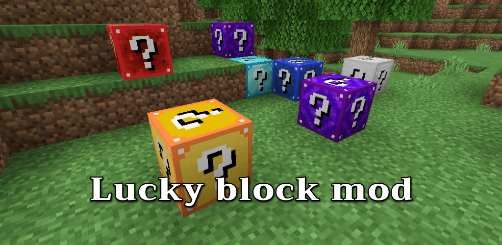 Lucky Block mods in minecraft for Android - Download