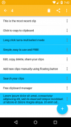 Clip Hub: Clipboard manager screenshot 1