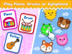 Baby Piano Kids Music Games screenshot 1