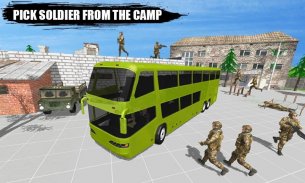 Offroad Army Bus Driving: New Army Games 2021 screenshot 1