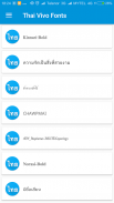 Thai Font Style For Vivo screenshot 1