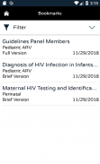AIDSinfo HIV/AIDS Guidelines screenshot 1